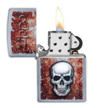 فندک زیپو مدل Rusted Skull Design کد 000003 - 29870