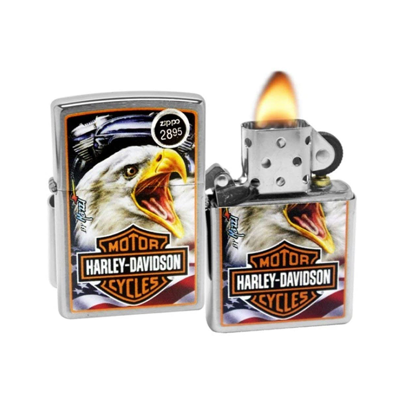 فندک زیپو مدل 200 Harley Davidson MazziI Eagl کد 29499