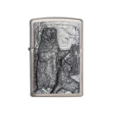 فندک زیپو مدل Bear vs. Wolf Emblem کد 29636