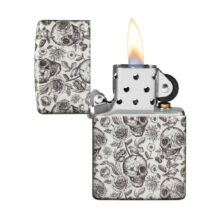 فندک زیپو مدل Skeleton Design کد 49458