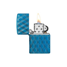 فندک زیپو مدل Armor High Polish Blue Diamonds کد 29964