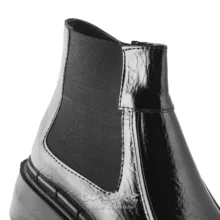 نیم بوت زنانه چرم رادیس مدل ستیلا کد M.VR-659-msk