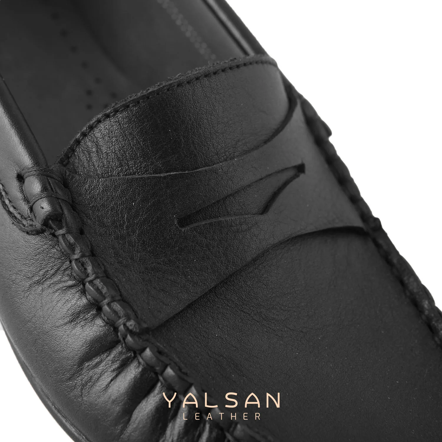 کفش کالج زنانه چرم یلسان مدل جالینوس کد MC-623-msk