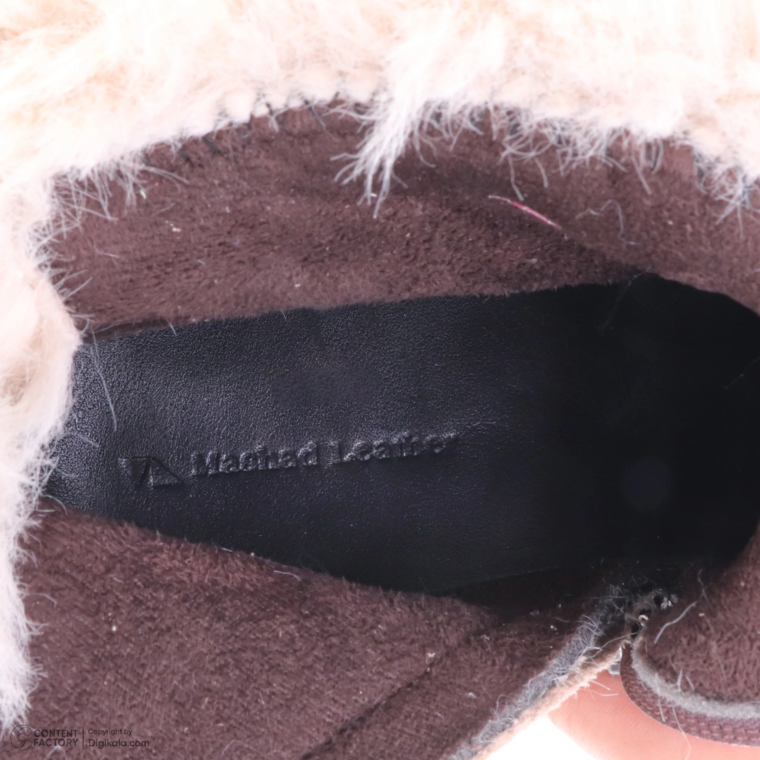 نیم بوت زنانه چرم مشهد مدل J2526-092