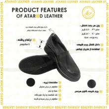 کفش روزمره زنانه چرم عطارد مدل  چرم طبیعی کد SH283