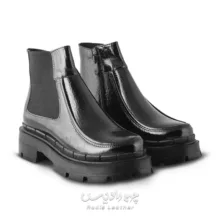نیم بوت زنانه چرم رادیس مدل ستیلا کد M.VR-659-msk