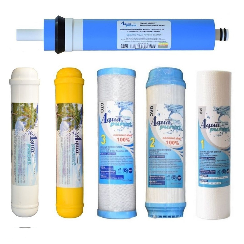 دستگاه تصفیه کننده آب آکوا پیورست مدل RO- SF 6010 به همراه فیلتر تصفیه آب مجموعه 3 عددی