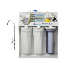 دستگاه تصفیه کننده آب آکوا پیورست مدل SM 9092  به همراه شیر تصفیه و فیلتر تصفیه مجموعه 3 عددی