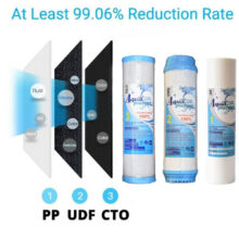دستگاه تصفیه کننده آب آکوا پیورست مدل SM 9092  به همراه شیر تصفیه و فیلتر تصفیه مجموعه 3 عددی