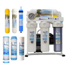 دستگاه تصفیه کننده آب آکوا پیورست مدل RO-NSF 6600 به همراه فیلتر تصفیه آب بسته 6 عددی