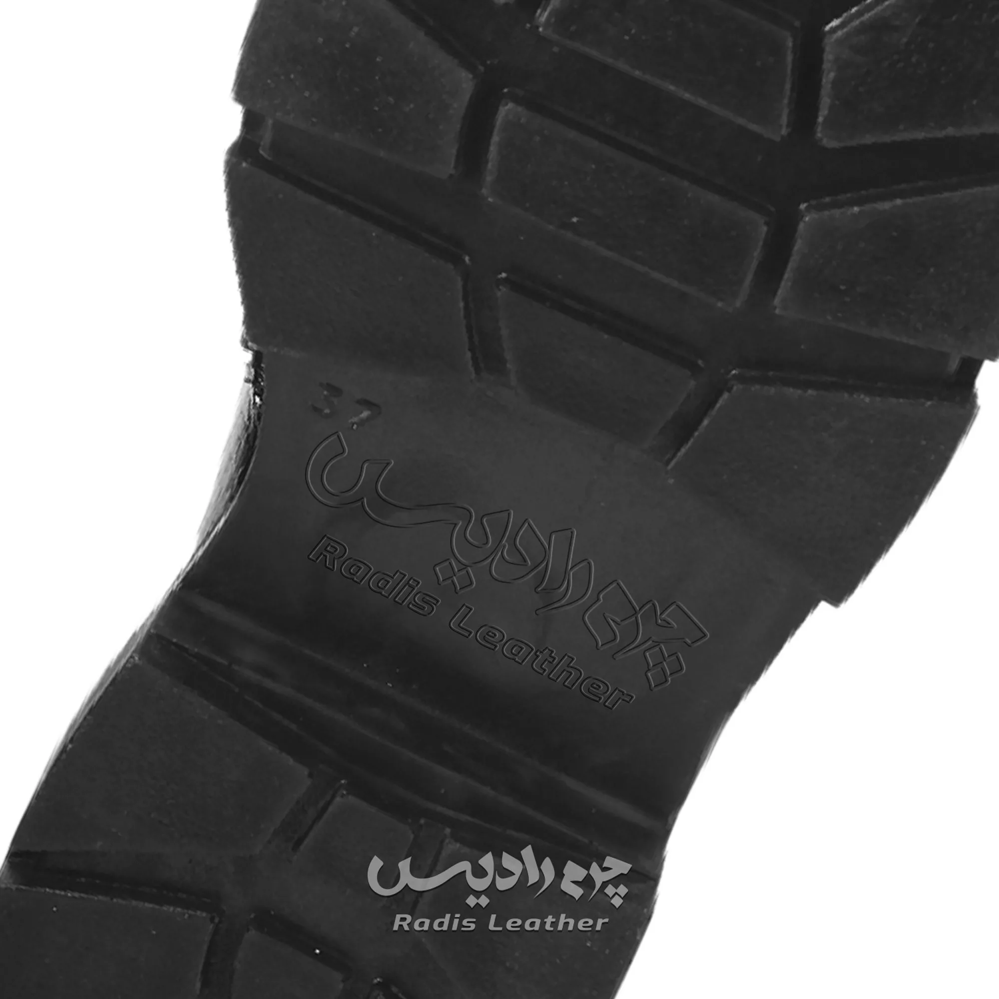 نیم بوت زنانه چرم رادیس مدل ستیلا کد M.VR-659-msk