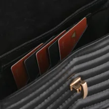 ست کیف و کفش زنانه چرم یلسان مدل آرچید کد AFRA-GN-908-msk