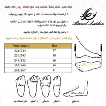 کفش روزمره زنانه چرم عطارد مدل چرم طبیعی کد SH57