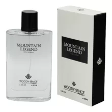 ادو پرفیوم مردانه وودی سنس مدل MOUNTAIN LEGEND با رایحه شیرین و خنک حجم 100 میلی لیتر