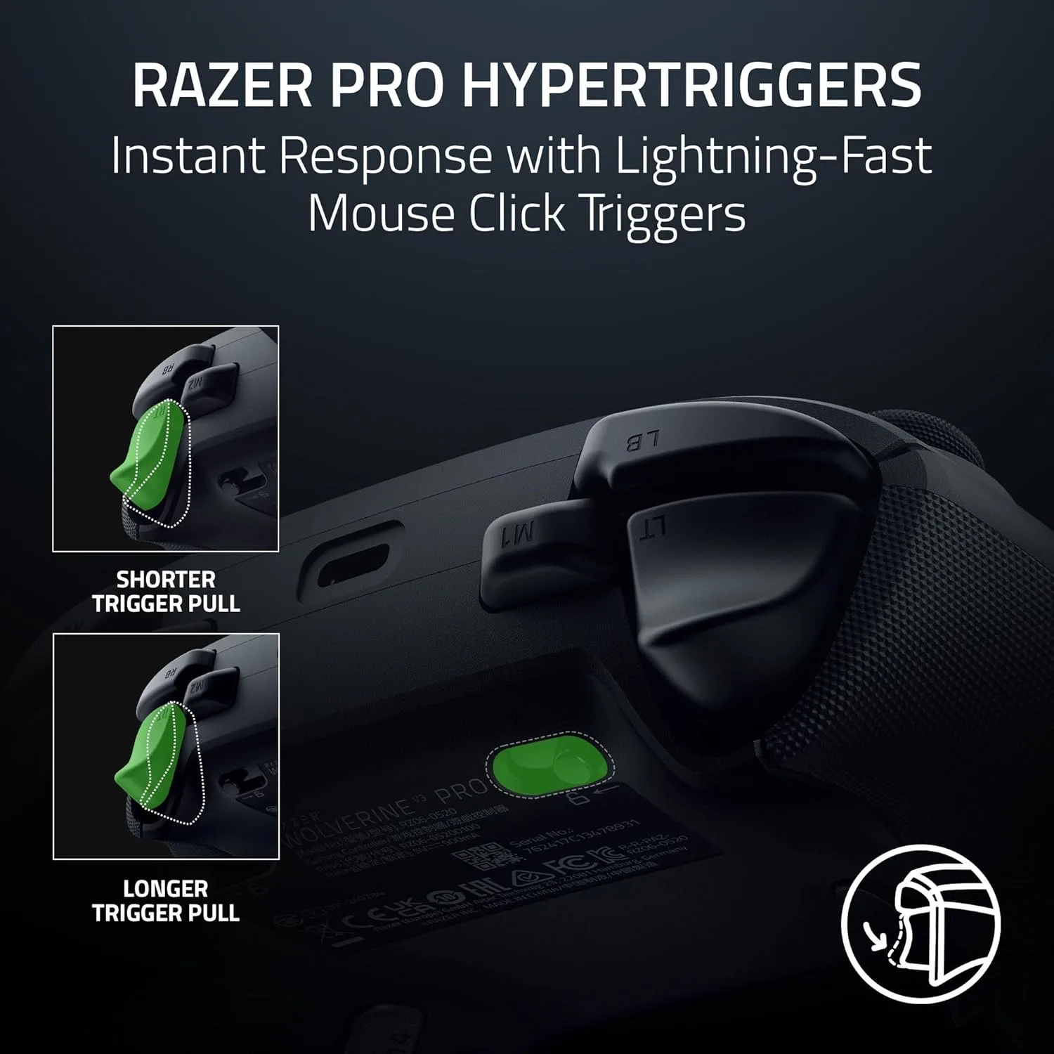 دسته بازی ایکس باکس ریزر مدل Razer Wolverine V3 Pro Wireless