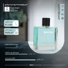 ادو پرفیوم مردانه زوا مدل اسپلندور حجم 100 میلی لیتر