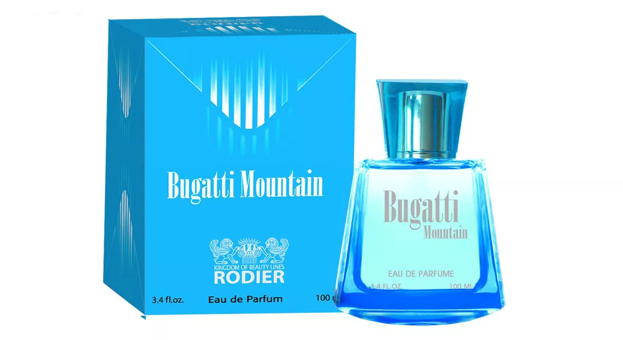 ادو پرفیوم مردانه رودیر مدل Bugatti Mountain حجم 100 میلی لیتر