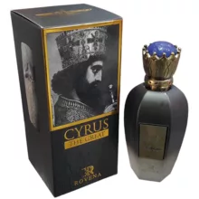 ادوپرفیوم مردانه روونا، مدل Cyrus با حجم 100 میلی‌لیتر و رایحه مرکبات، شیرین، خنک، چوب، با ماندگاری و پخش بو متوسط، مناسب تمام فصول