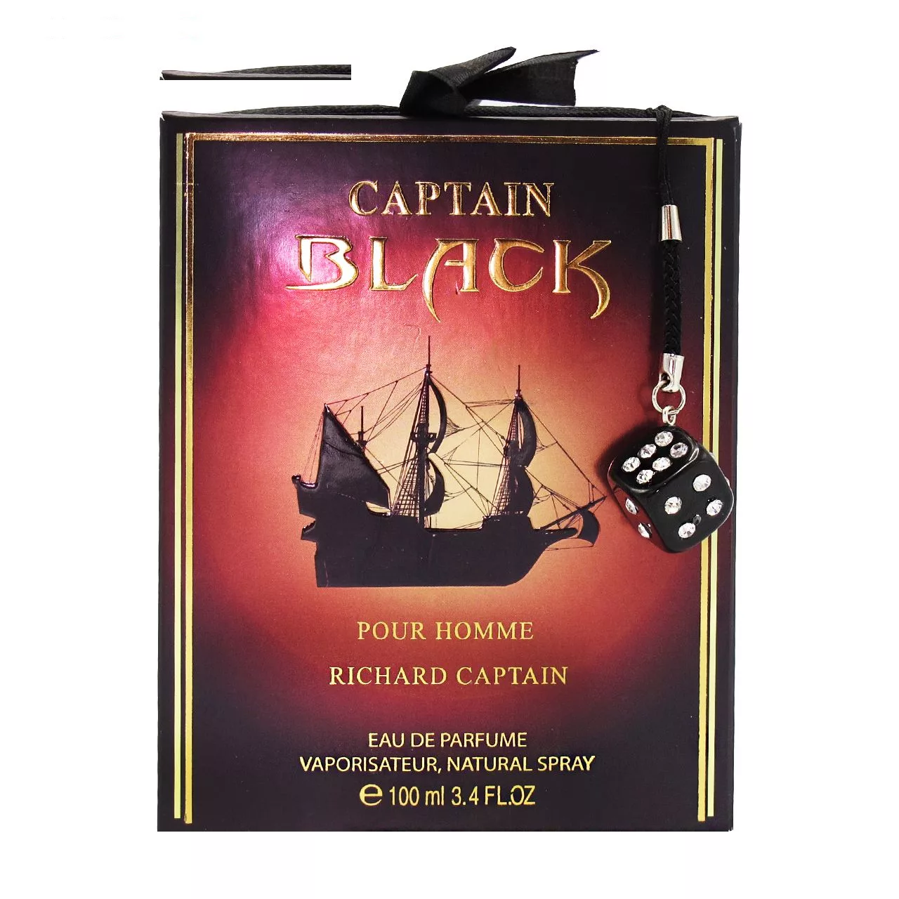 ادو پرفیوم مردانه کاپتان بلک ورد مدل Richard Captain حجم 100 میلی لیتر