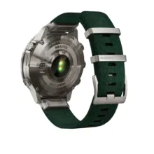 ساعت هوشمند گارمین مدل MARQ Golfer (Gen 2) with pine green Jacquard-weave nylon watch strap