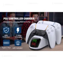 شارژر دسته بازی پلی استیشن 5 دابی مدل TP5-0515B