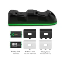 باتری و پایه شارژ ایکس باکس دابی مدل DOBE TYX-1623X مخصوص XBOX Series S/X - XBOX ONE S/X