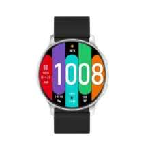 ساعت هوشمند گلوریمی مدل NAZ NEUTRAL GR WATCH 1 دارای قابلیت های کنترل موسیقی (Music Player) بند سیلیکون