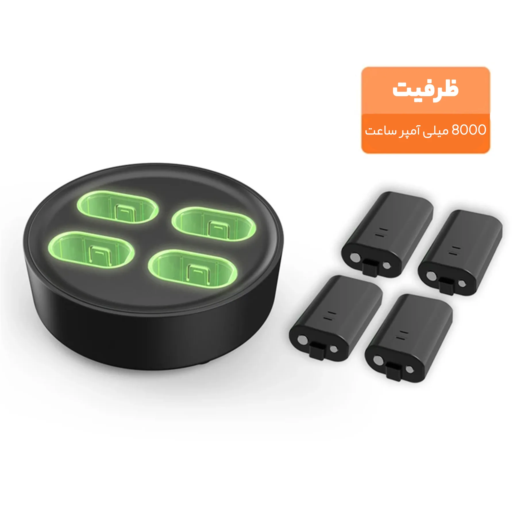 پایه شارژر و باتری دسته بازی ایکس باکس سریز و وان دابی مدل DOBE TYX-0645