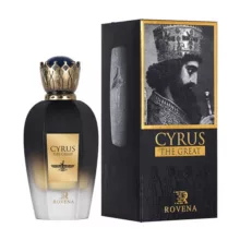 ادوپرفیوم مردانه روونا، مدل Cyrus با حجم 100 میلی‌لیتر و رایحه مرکبات، شیرین، خنک، چوب، با ماندگاری و پخش بو متوسط، مناسب تمام فصول