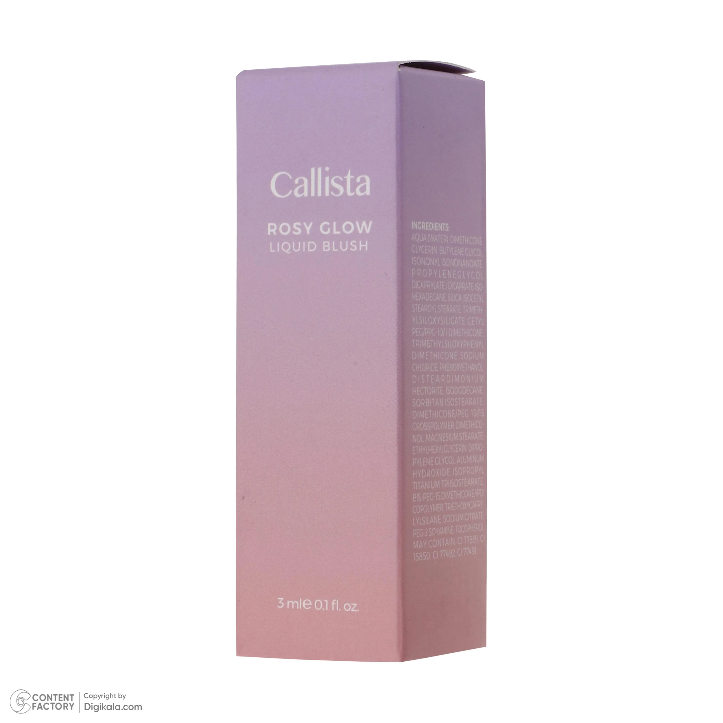 رژگونه مایع کالیستا مدل Rosy Glow شماره 10