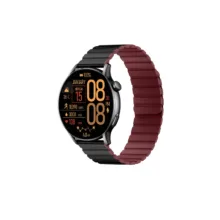 ساعت هوشمند گلوریمی مدل MIS BALANCED M2 PORTABLE MAX  دارای قابلیت های صفحه نمایش رنگی، صفحه نمایش لمسی، کنترل موسیقی (Music Player)، پشتیبانی از زبان فارسی در منو و سیستم‌عامل بند سیلیکون