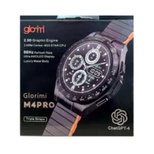 ساعت هوشمند گلوریمی مدل NAZ POWER PLANET M04 PRO دارای قابلیت های قابلیت مکالمه از طریق بلوتوث، کنترل موسیقی (Music Player) بند سیلیکون
