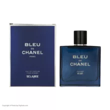 ادوپرفیوم مردانه اسکلاره، مدل Bleu De Chanel با حجم 100 میلی‌لیتر و رایحه شرقی، خنک، تلخ، با ماندگاری و پخش بو متوسط، مناسب تمام فصول