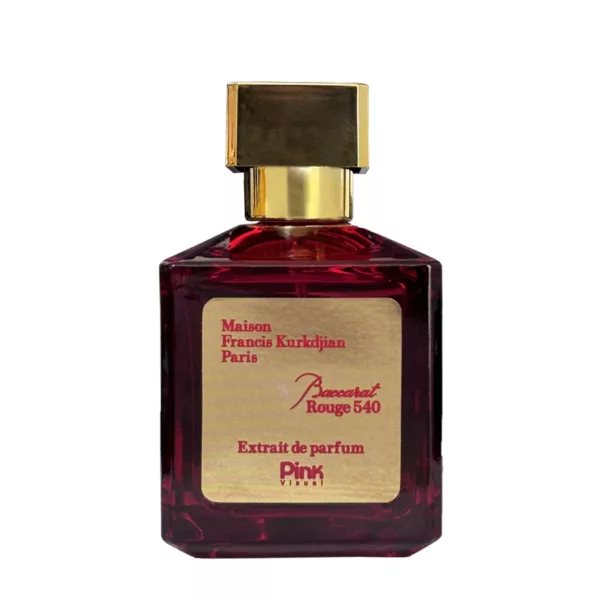 ادوپرفیوم زنانه پینک ویژوآل مدل Baccarat Rouge 540 با رایحه گرم و شیرین حجم 100 میلی لیتر
