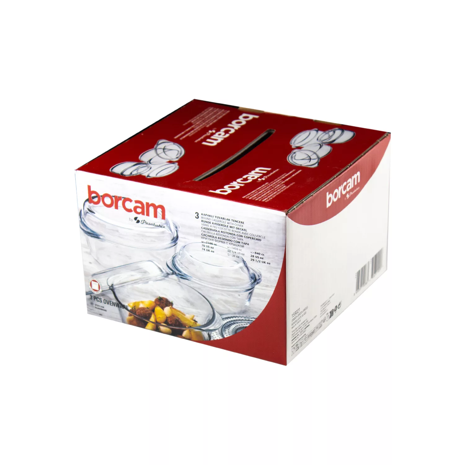 ظرف پخت 6 پارچه کد 159021