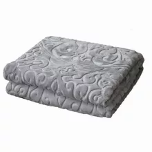 پتو گلبافت مدل گل برجسته سايز 160×220 سانتي متر