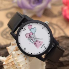 ساعت مچی عقربه ای ناکسیگو مدل دخترانه کد LF12603