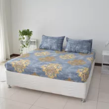 سرویس ملحفه بومرنگ مدل Merigold-160 دونفره 3 تکه