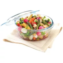 ظرف پخت پیرکس مدل borosilicate مجموعه سه عددی