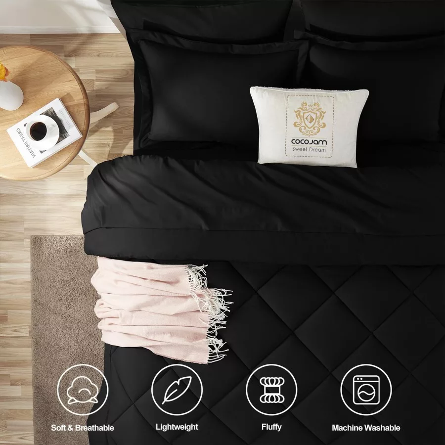 سرویس روتختی کوکوجم مدل میکرو فایبر دونفره 6 تکه