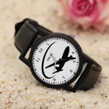 ساعت مچی عقربه ای والار طرح هواپیما کد LF2561