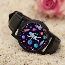 ساعت مچی عقربه ای والار طرح فضانوردی کد LF2644