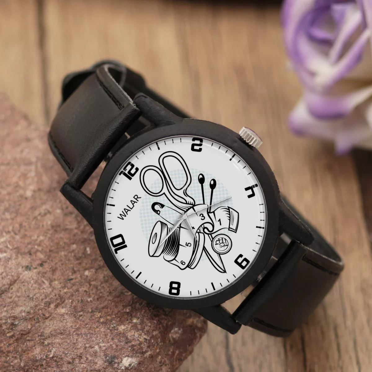 ساعت مچی عقربه ای والار طرح خیاط کد LF2819