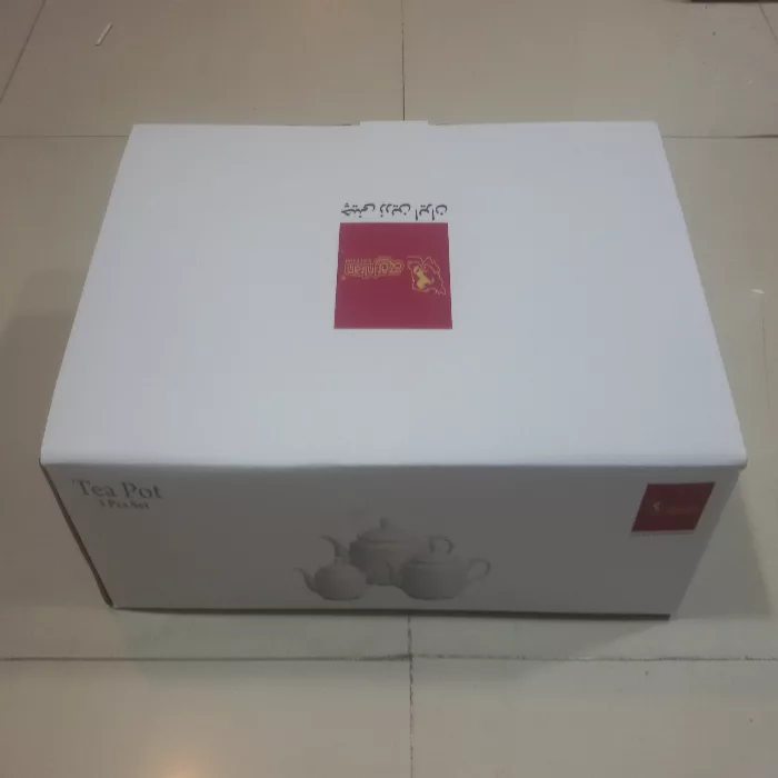 قوری چینی زرین ایران مدل florance 2 مجموعه 3 عددی درجه یک