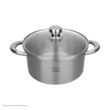 قابلمه پارس استیل مدل کف سه لایه کد 220 سایز 22