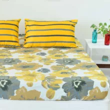 سرویس ملحفه بومرنگ مدل Calm-160 دونفره 3 تکه