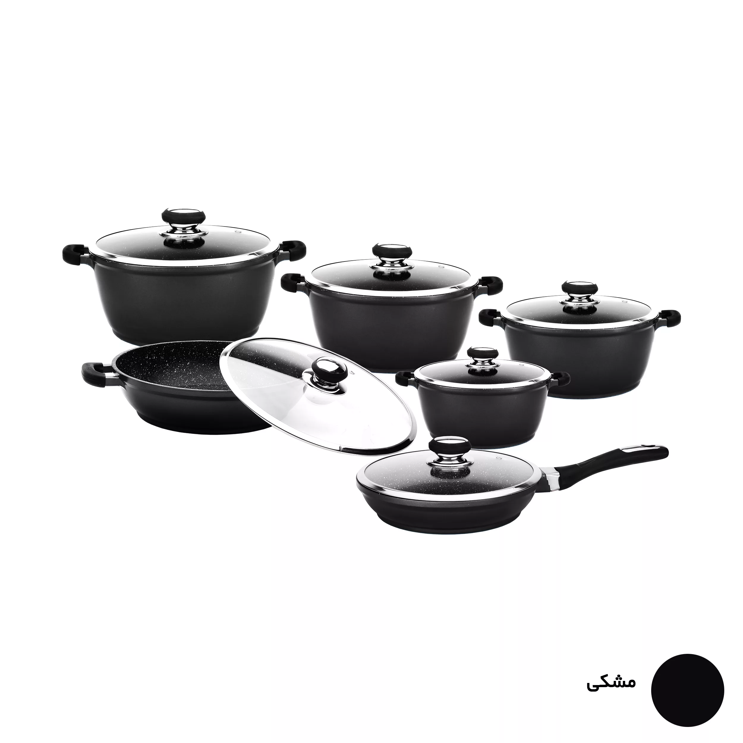 سرویس پخت و پز 12 پارچه زرساب مدل گریپ