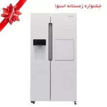 یخچال و فریزر ساید بای ساید 32 فوت اسنوا مدل S1Di-M210-W
