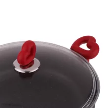 قابلمه زرساب مدل کوتاه قلبی کد GH-426KG سایز 26