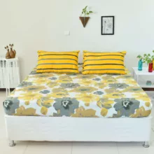 سرویس ملحفه بومرنگ مدل Calm-160 دونفره 3 تکه